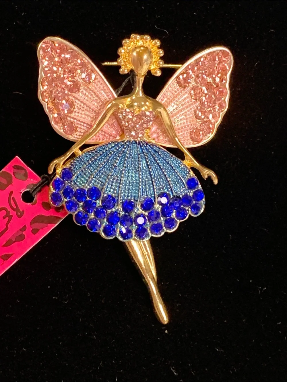 Betsey Johnson New with Tags Articulated Fairy Ballerina Brooch